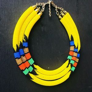 Necklace with bracelet💛🧡❤️